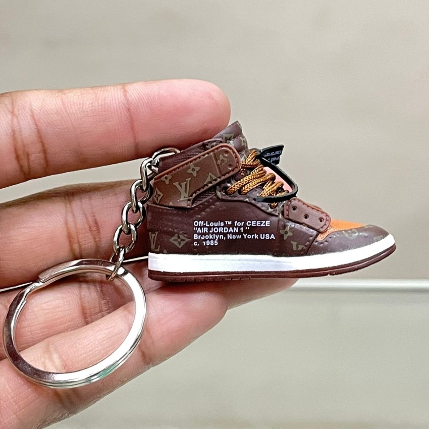 Louis Vuitton Nike Air Force One Off white Keychain keychains for