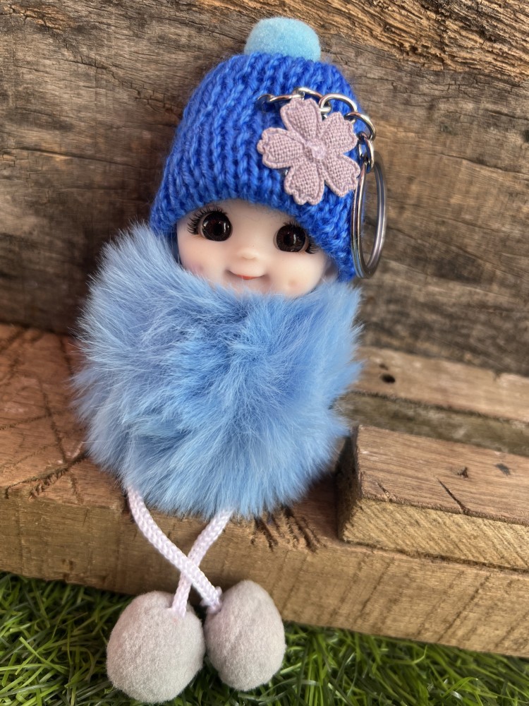 Plush Toy Keychain, Cute Faux Fur Keychain, Car Handbag Keyring