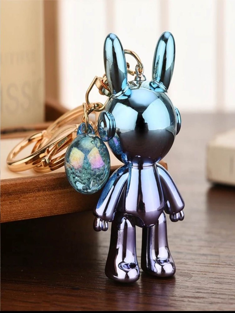 Bunny Rabbit Doll Keychain Fashion, Rabbit Doll Keyring