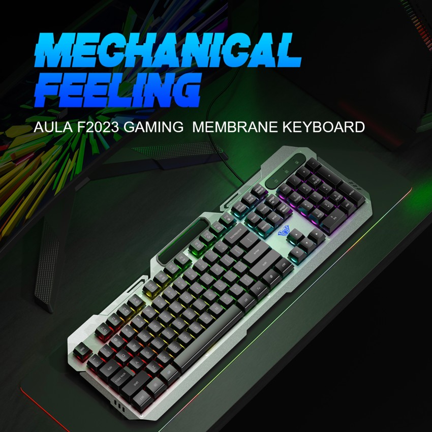  Buy RPM Euro Games Gaming Keyboard Wired, 87 Keys Space Saving  Design, Membrane Keyboard with Mechanical Feel