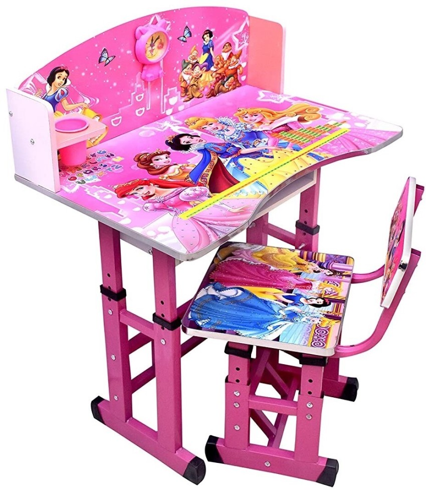 ASHA Kids Study Table Baby Desk with Comfortable Seat &High Backrest Metal  Desk Metal Desk Chair Price in India - Buy ASHA Kids Study Table Baby Desk  with Comfortable Seat &High Backrest