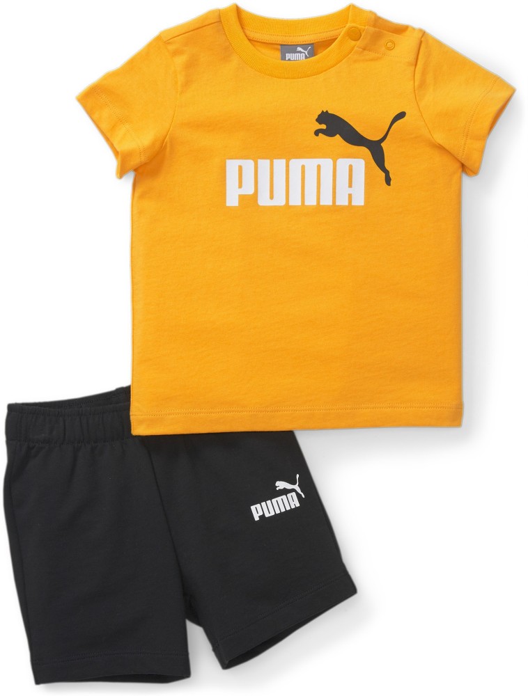 puma shorts kids yellow