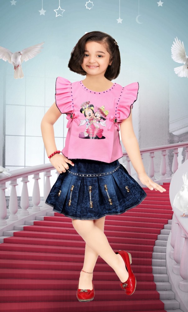 Buy Pink Skirts for Girls by GAME BEGINS Online  Ajiocom