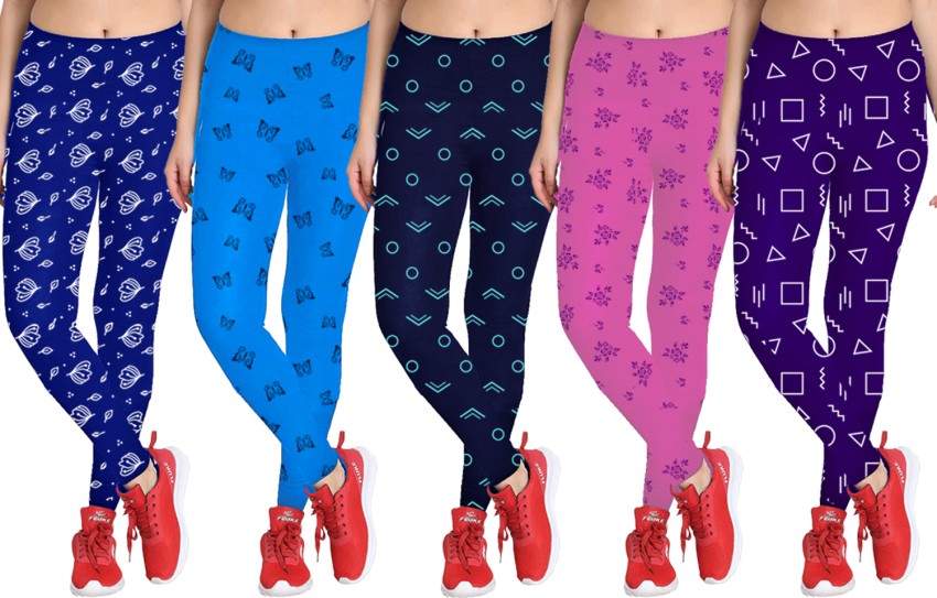 79% OFF on Fashionate World Legging For Girls(Multicolor Pack of 4) on  Flipkart