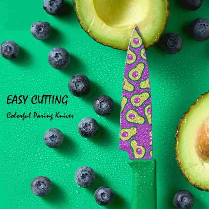 6 Piece Printed Fruit Knife Set 