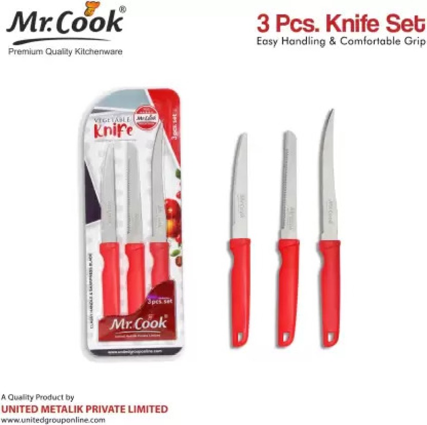 Shyama 3 Pc Stainless Steel Knife Set Price in India - Buy Shyama 3 Pc  Stainless Steel Knife Set online at