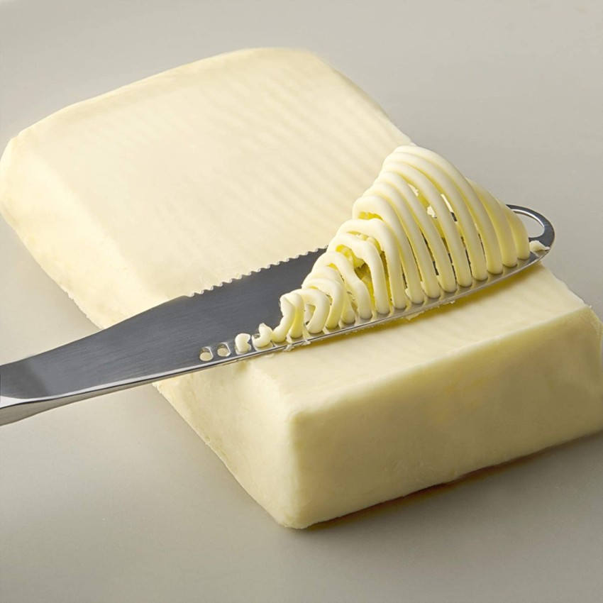 Butter Knife Stainless Steel Butter Spreader Knife,Multifunctional Butter  Knife for Cold Butter,Kitchen Gadgets, Butter Grater, Butter Spreader and  Grater with Serrated Edge 