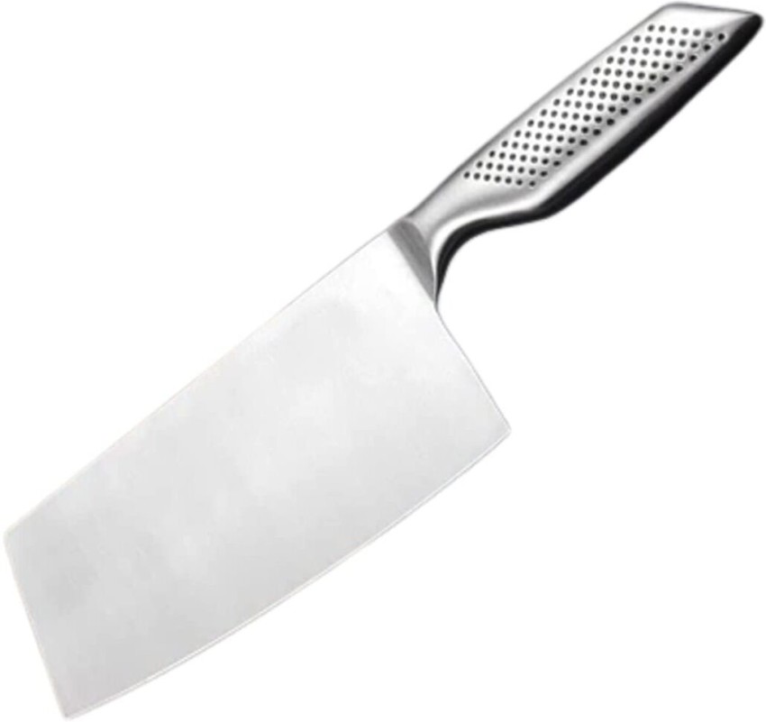 1pc Forged Stainless Steel Handle Fruit Knife & Meat Cleaver For