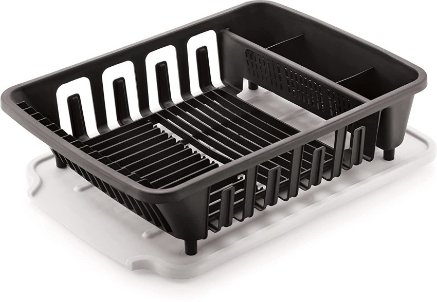 Flipkart SmartBuy Dish Drainer Kitchen Rack Plastic, Steel Price