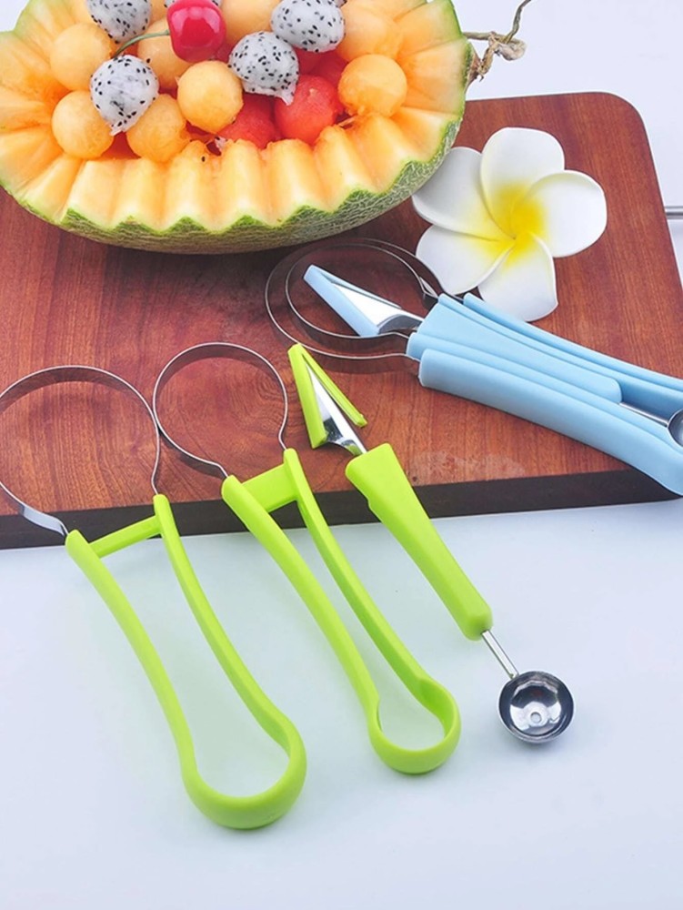 Actrovax Double Sided Fruit Scooper, Watermelon Baller Scoop