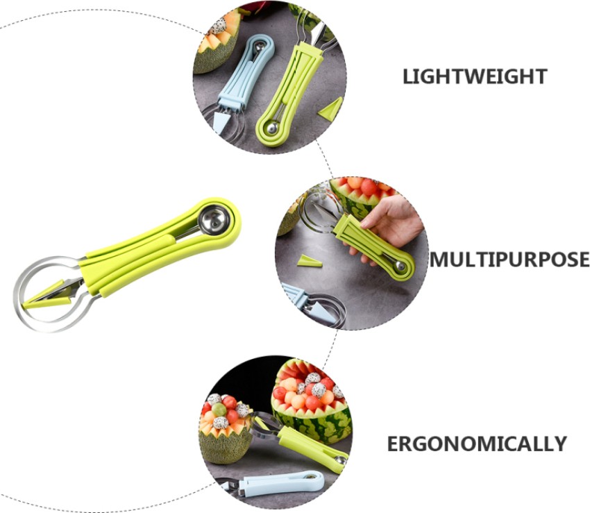 Actrovax Double Sided Fruit Scooper, Watermelon Baller Scoop