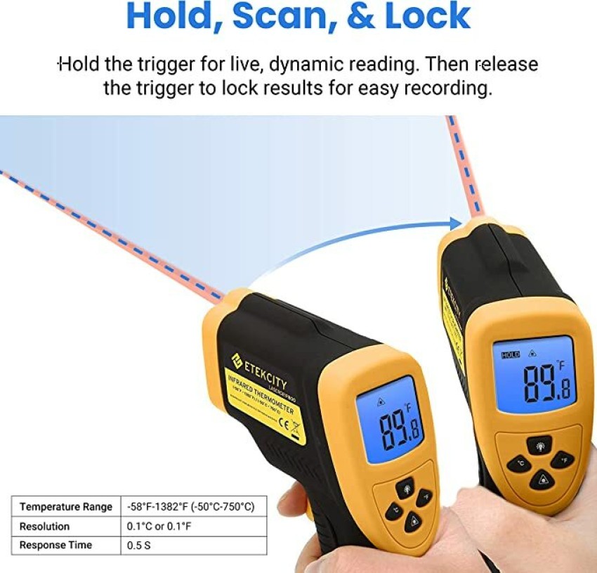 Digital Infrared Thermometer Temperature Gun Laser IR Cooking Car  -50°C-400°C