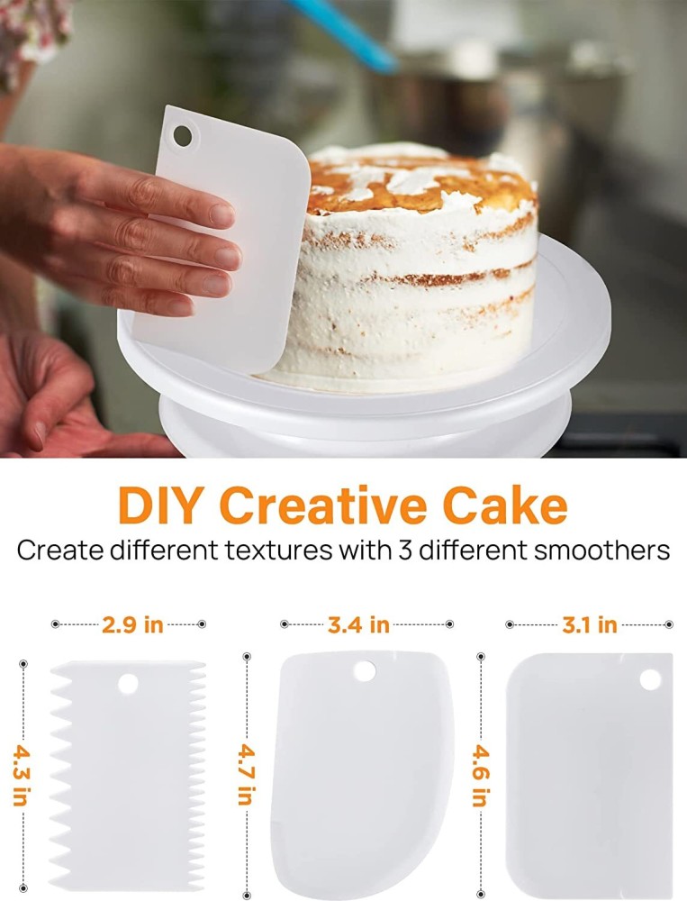 124pcs Cake Decoration Kit Turntable Pastry Fondant Tool Bake Dessert Tools  | Walmart Canada