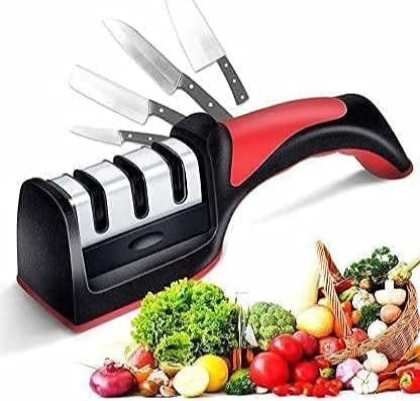 Knife Sharpener - Professional Kitchen 3 Stage Knife Sharpener For Straight  And Ceramic Knives - Buy Knife Sharpener,3 Stage Knife Sharpener,Kitchen