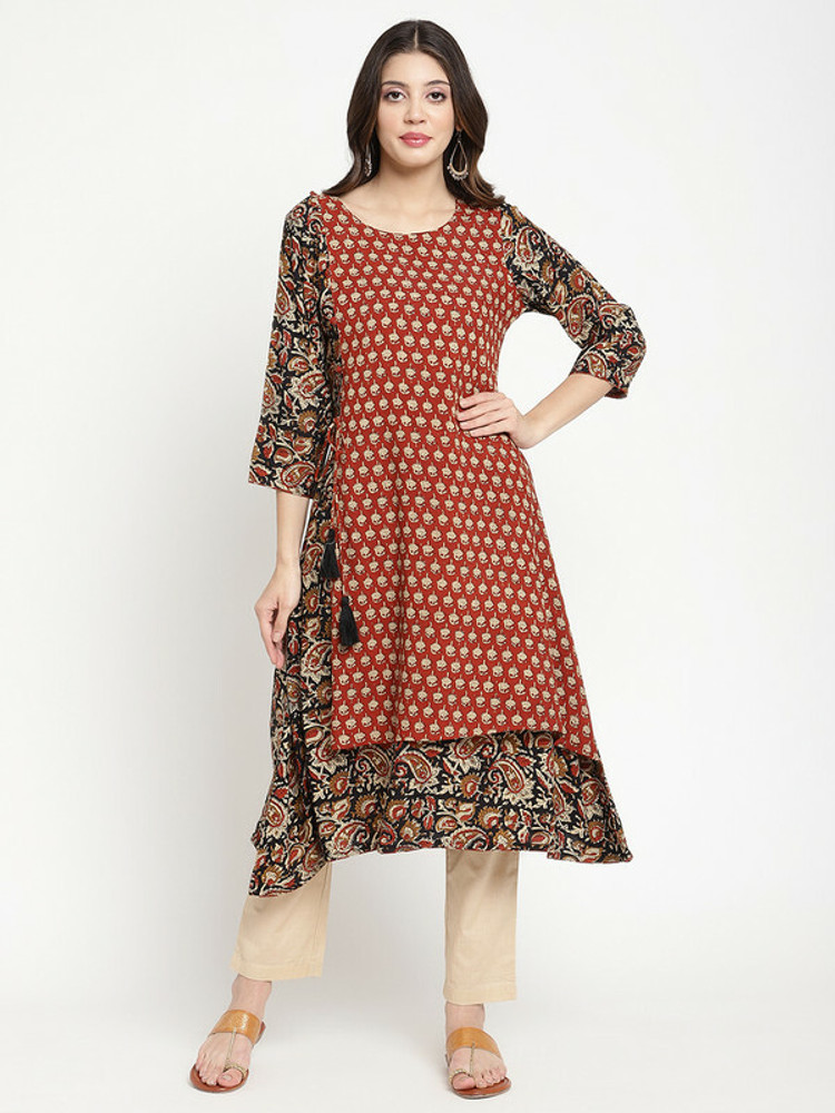 Layered kurta top flipkart