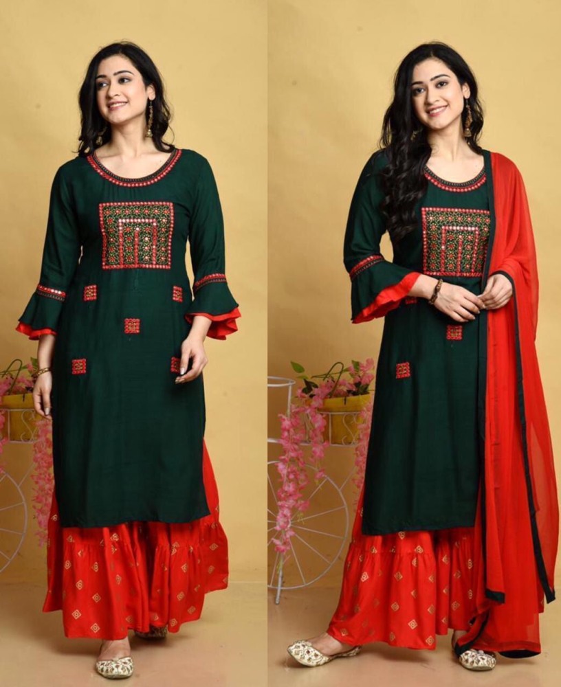 Plazo dress on on sale flipkart