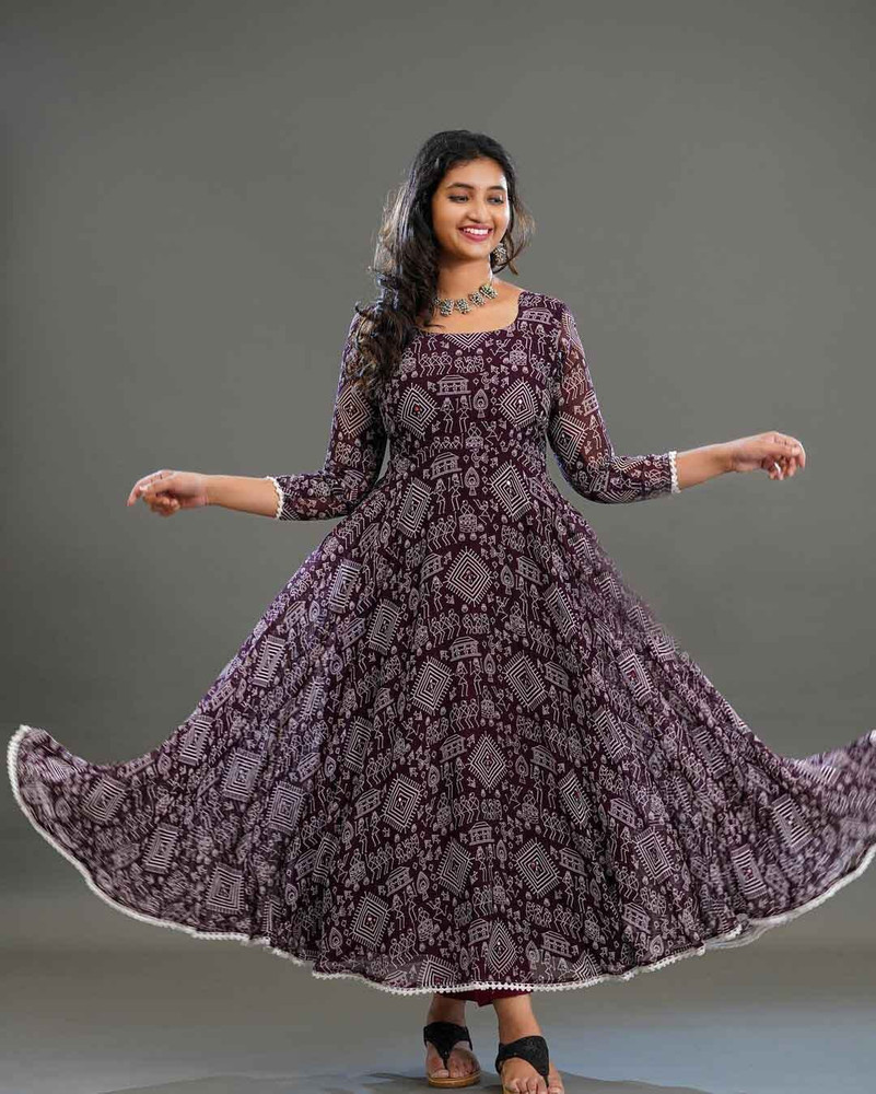 Harikrishna Fashion Women Printed Anarkali Kurta - Buy Harikrishna Fashion  Women Printed Anarkali Kurta Online at Best Prices in India | Flipkart.com