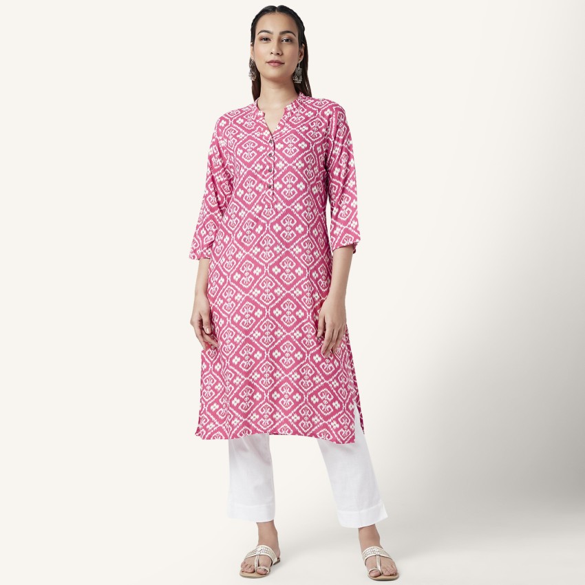 Rangmanch by Pantaloons Women Printed Straight Kurta - Buy Rangmanch by  Pantaloons Women Printed Straight Kurta Online at Best Prices in India