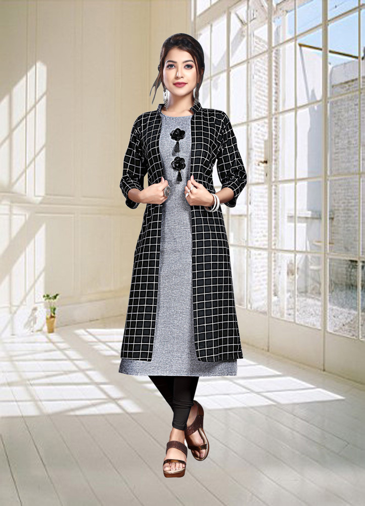 Update more than 152 black check kurti latest netgroup.edu.vn
