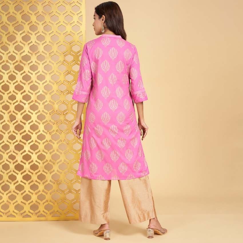 Rangmanch by Pantaloons Women Printed Straight Kurta - Buy Rangmanch by  Pantaloons Women Printed Straight Kurta Online at Best Prices in India