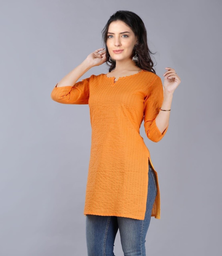 Orange Kurtis  Buy Orange Kurtis Online at Best Prices In India  Flipkart com