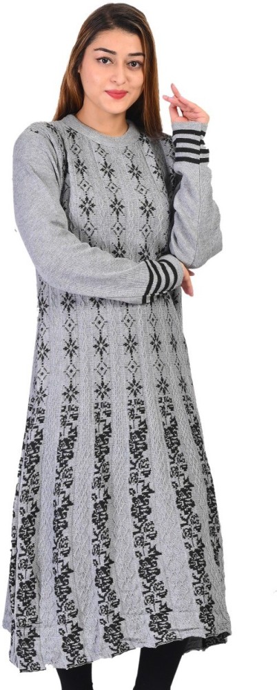 Blue Regular Full Sleeve Ladies Party Wear Woolen Kurti Versatile And  Beautiful at Best Price in Surat  Heer Enterprise