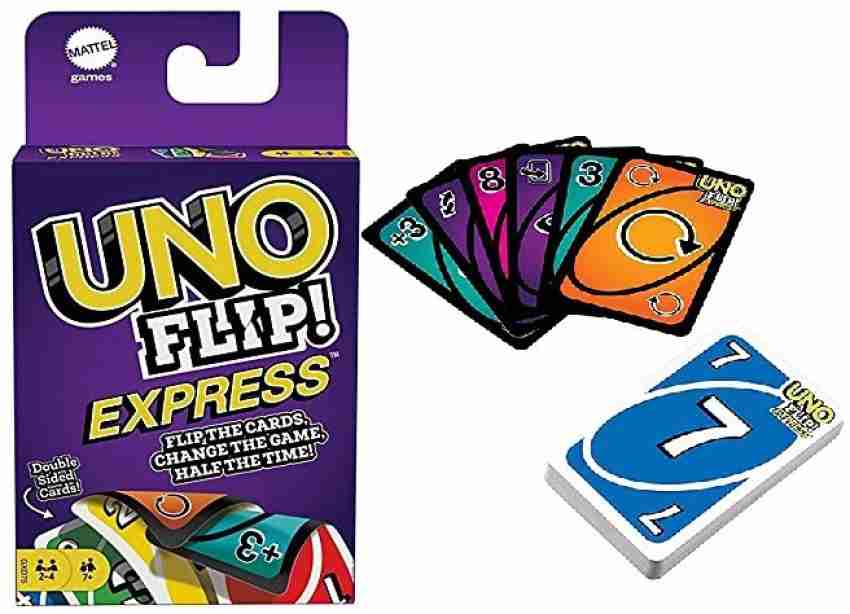 Mattel UNO FLIP! Family Entertainment Board Game, Cartas