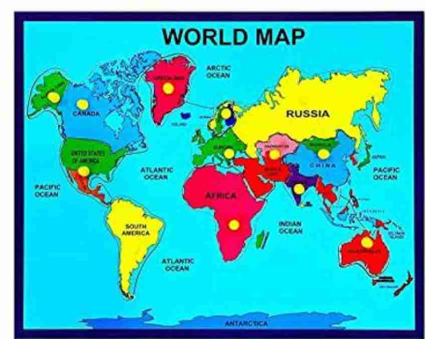 World Map Puzzle Printable Classroom World Map Twinkl, 42% OFF