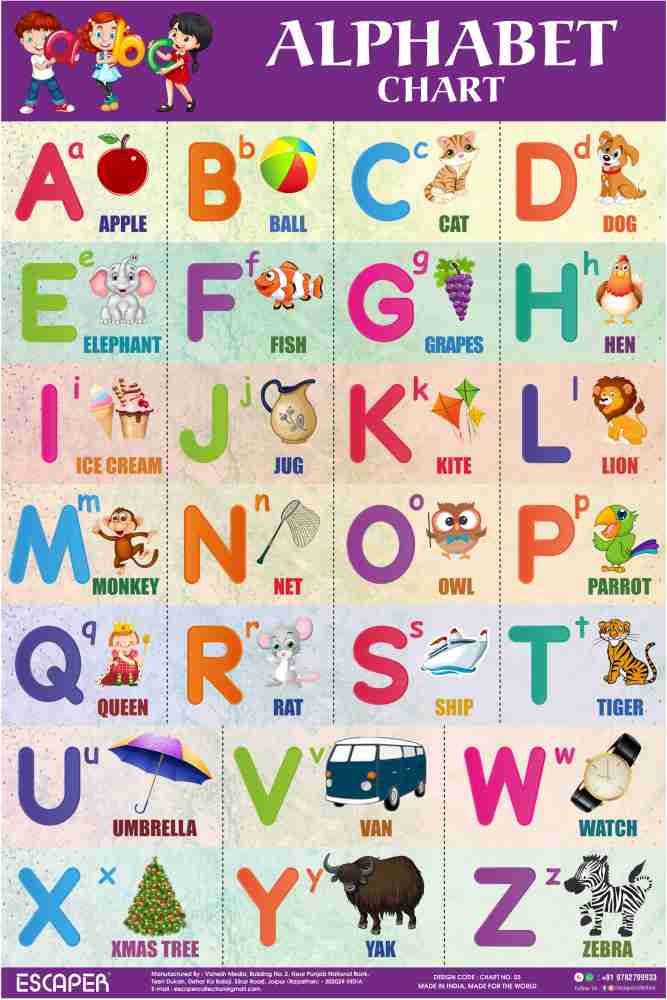 alphabet chart