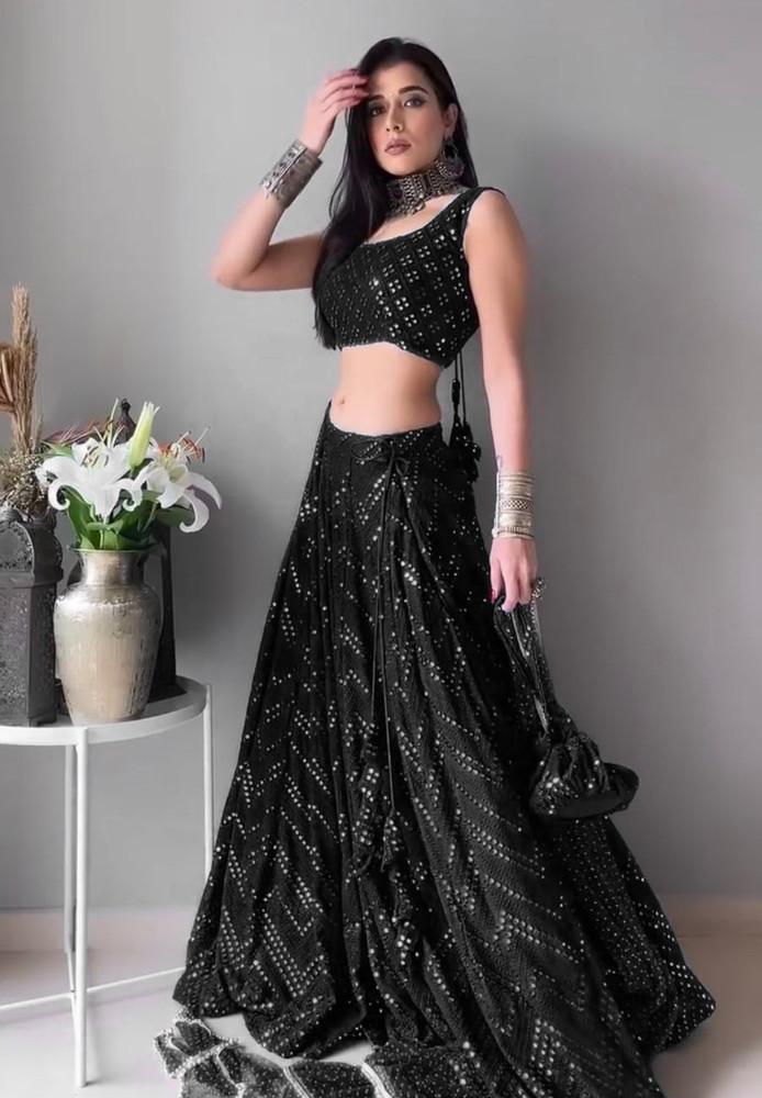 ZAALIMA FASHION Embroidered Semi Stitched Lehenga Choli Buy
