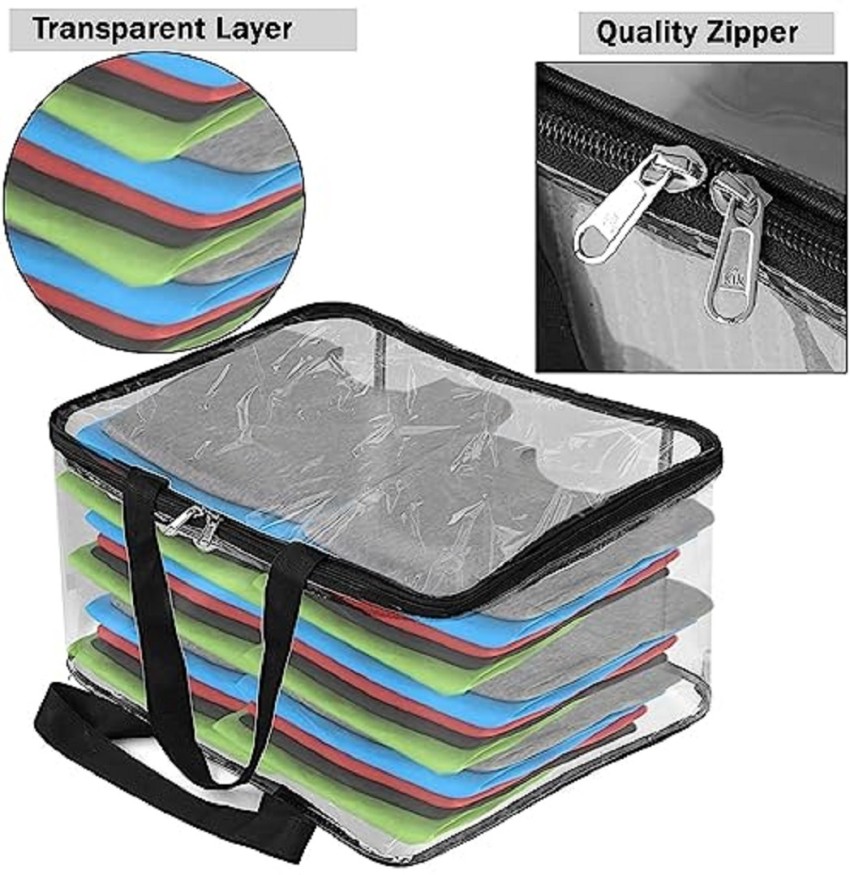 JYORESHA Garment Cover PVC Packing storage box for clothes storage bag  Travel Toiletry Kit Multi color - Price in India