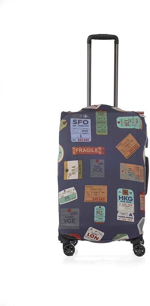 NASHER MILES Leopord Polyester 55 cm (20 Inch) Small Protective Luggage  Cover - Leopord Design Luggage Cover - Price History