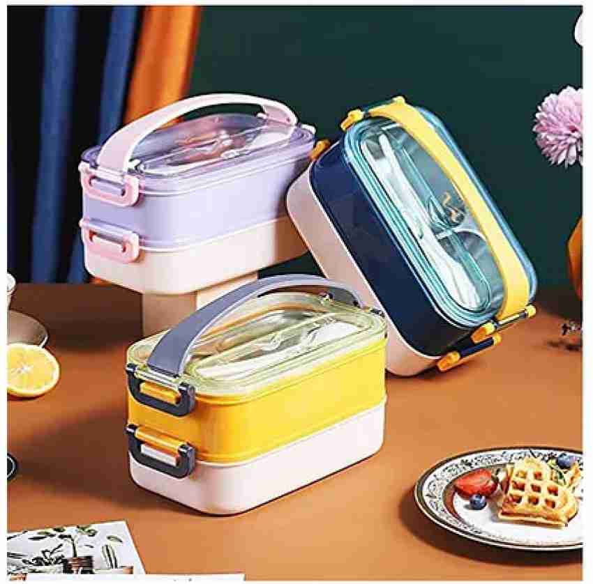 Topware Bestway New Double Decker Multi-Purpose 3 Containers Lunch Box (750  ml) - Price History