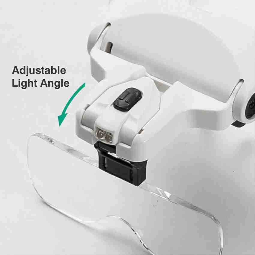 Magnifying glasses with LED lighting 1.0x, 1.5x, 2.0x, 2.5x, 3.5x