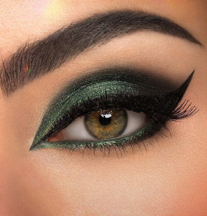 Metallic Green Smokey Eyes Makeup Tutorial, 46% OFF, 47% OFF