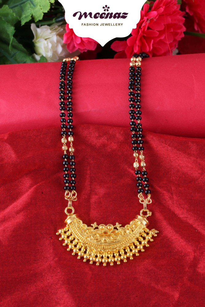 Buy PUJVI Fashions Golden Leaf Mangalsutra for Womens [Leaf Mangalsutra1]  at Amazon.in