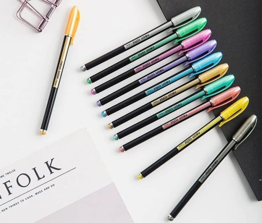 24 PK Glitter Colored Gel Pens Art Set School Sketch Drawing Adult Coloring  Book, 1 - Kroger