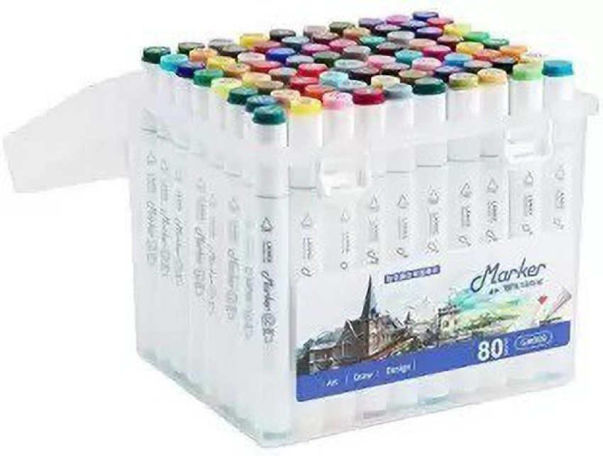 Color Markers Twin Tip  12 Pcs Double Tip Markers for Artist Sketch  Alcohol Markers Set Drawing