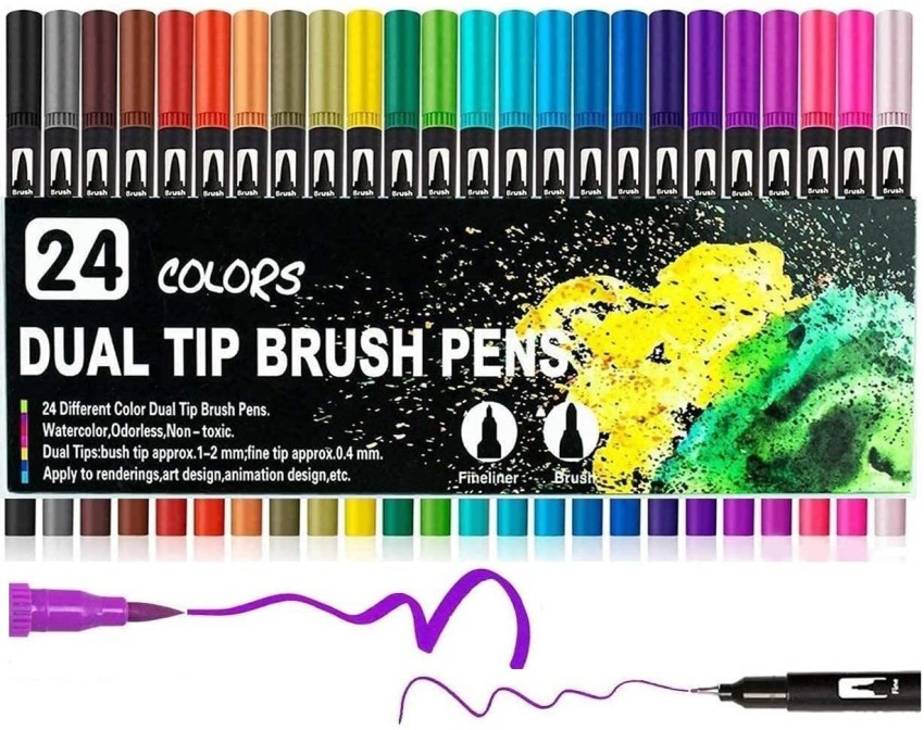 Buy Wynhard 24 Colors Journal Pens Fineliner Pen Set Colour Pens