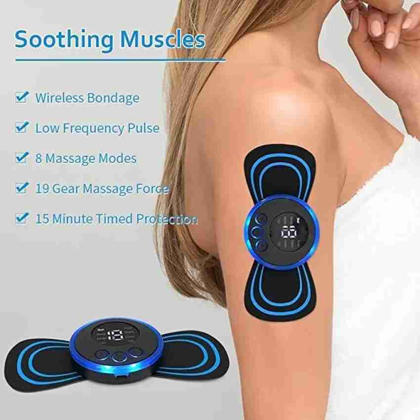 Mini Body Massager Pulse Neck Pain Relief Ems Butterfly Body Massager