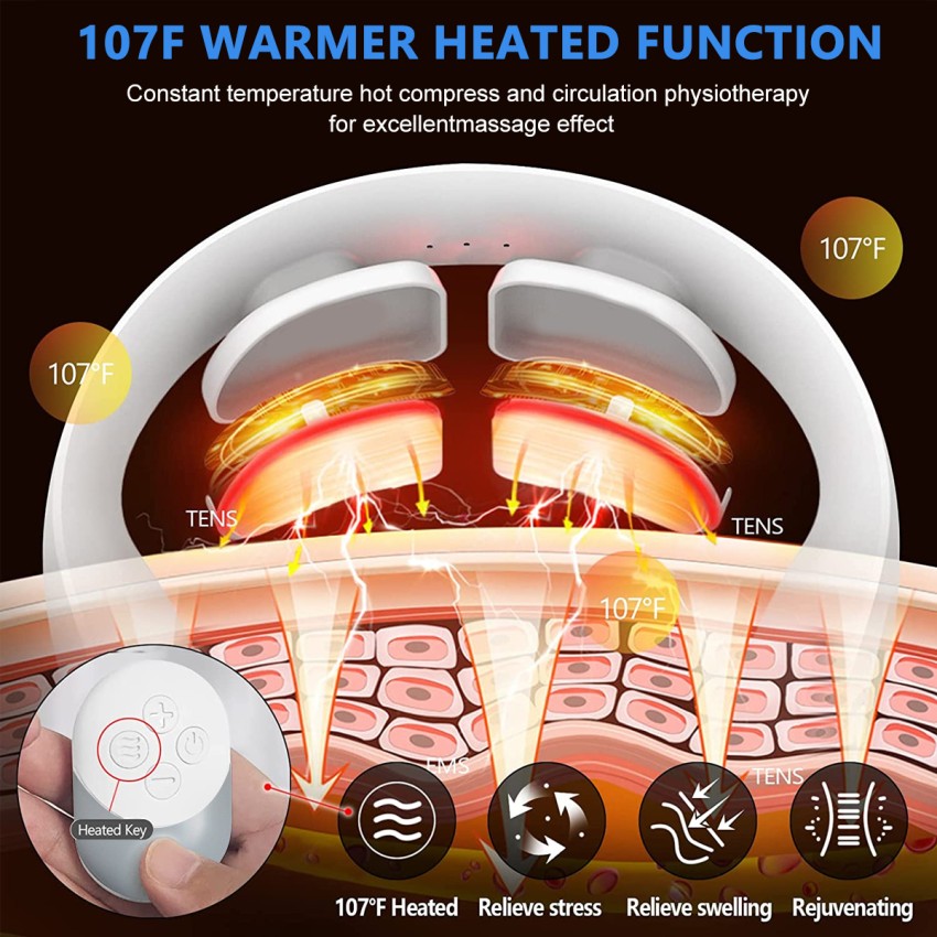 Heated Neck Massager, Wireless Electric Neck Massage With 107