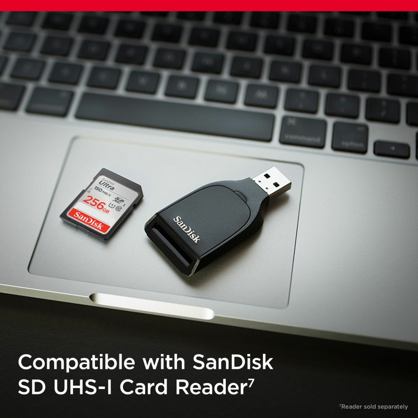 SanDisk Ultra 128GB SDXC UHS-I Memory Card up to 80MB/s  (SDSDUNC-128G-GN6IN), Black