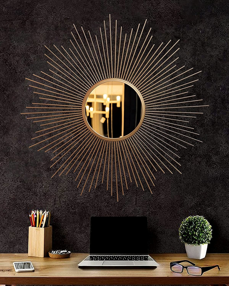 Details 79+ sunburst mirror wall decor latest seven.edu.vn