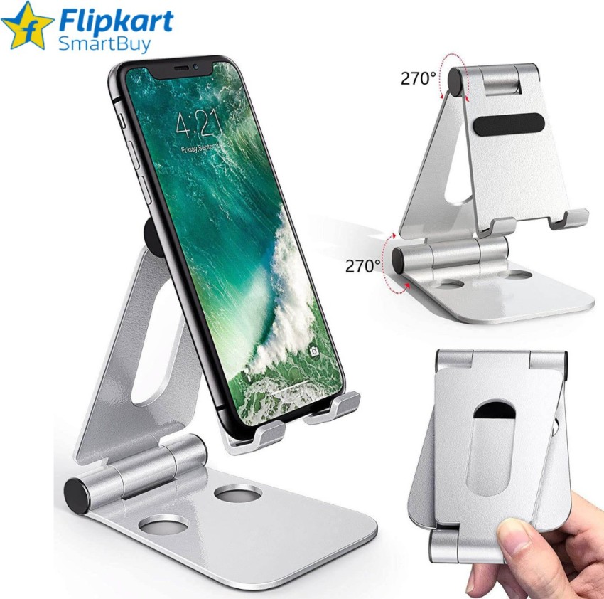 Flipkart SmartBuy Aluminium Adjustable And Foldable Dock (Silver) Mobile  Holder Price in India - Buy Flipkart SmartBuy Aluminium Adjustable And  Foldable Dock (Silver) Mobile Holder online at