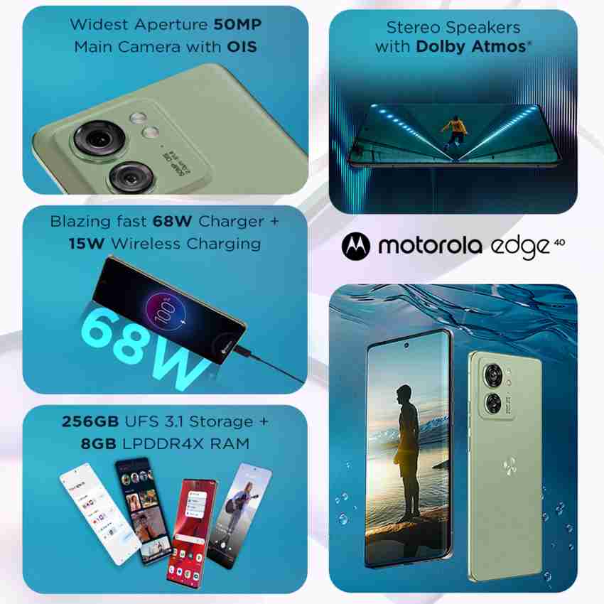 MOTOROLA Edge 40 ( 256 GB Storage, 8 GB RAM ) Online at Best Price On Flipkart.com