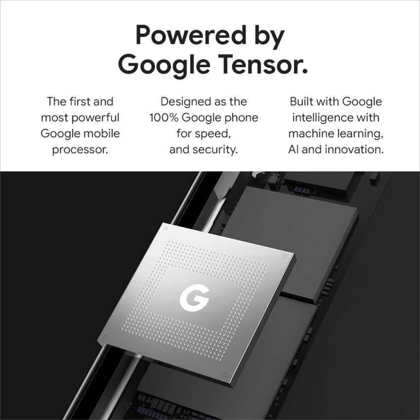 Google Pixel 6a with Flagship Tensor Processor & Titan M2 chip