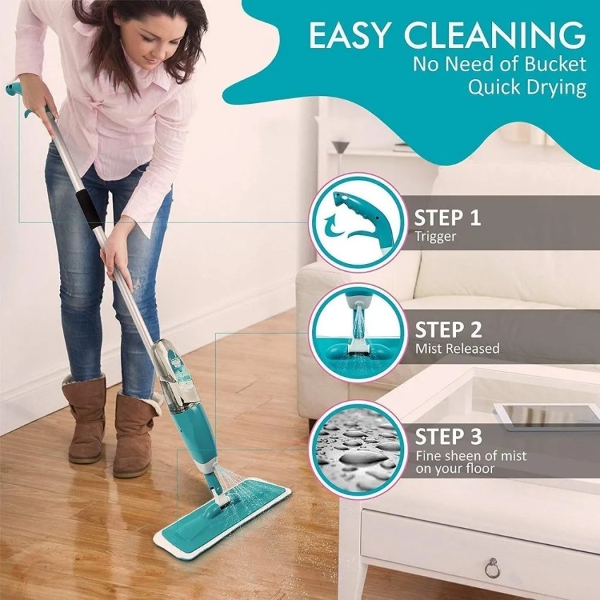 New Magic Microfiber Spray Flat Mop Floor Cleaning Floor Cleaner 2