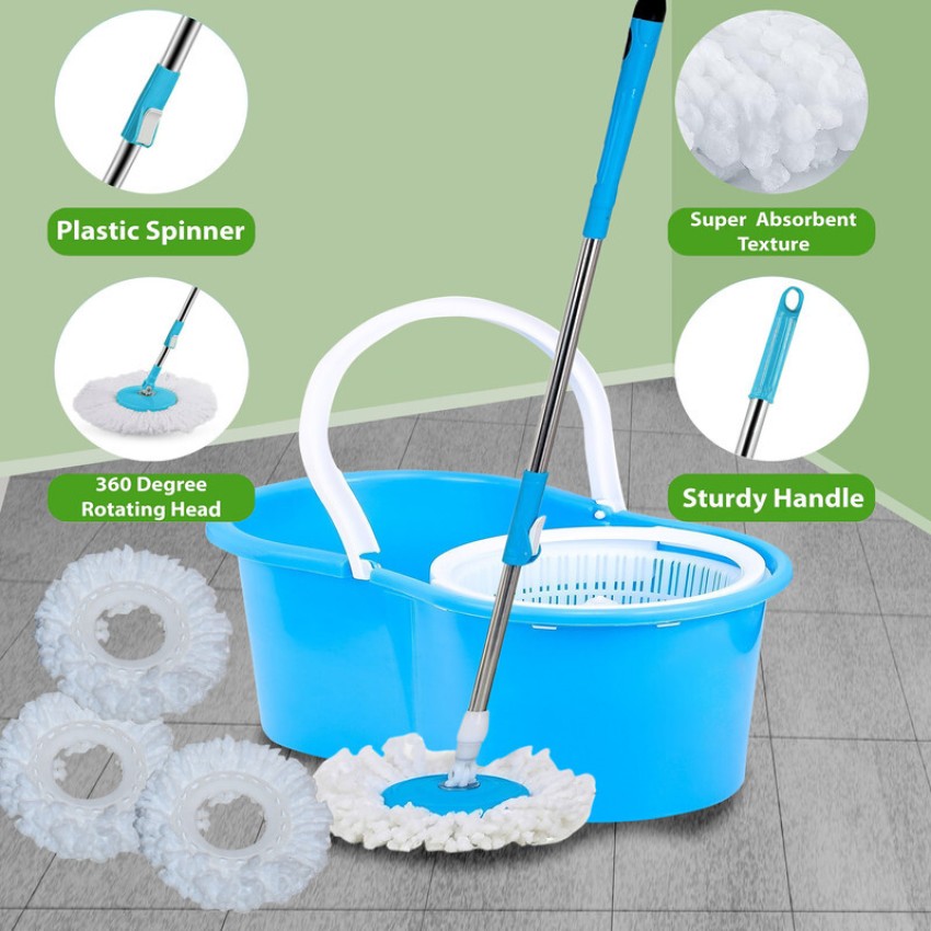 Household Large Floor Mop, 360 Degree Rotating Floor Mop, Large