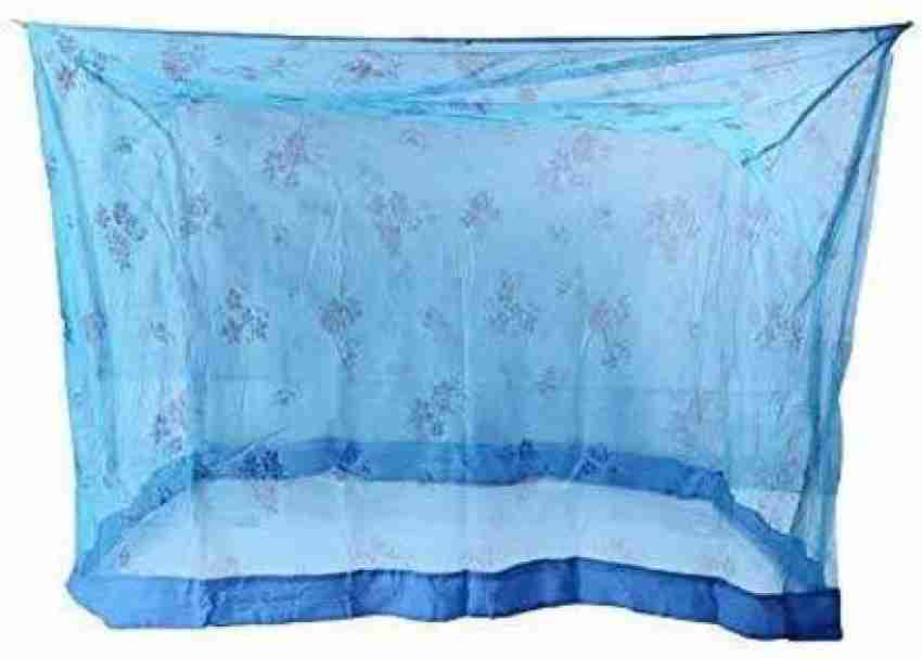 Buy Ridsio White Polyester Mosquito Net For Single Bed, Double Bed