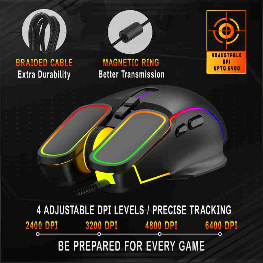 Gaming Mouse Under 1000, RPM Euro Games USB Wireless Gaming Mouse